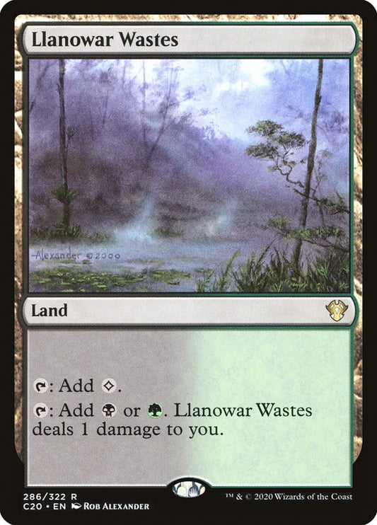 Llanowar Wastes: Commander 2020