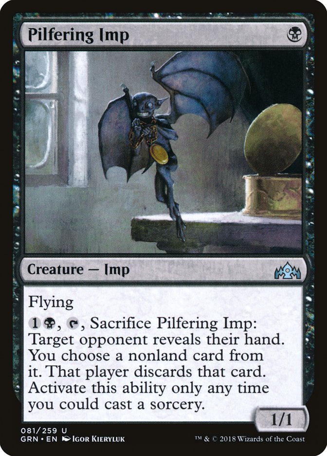 Pilfering Imp - (Foil): Guilds of Ravnica