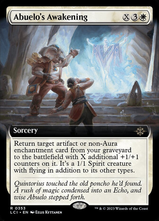 Abuelo's Awakening (Extended Art) - (Foil): Lost Caverns of Ixalan