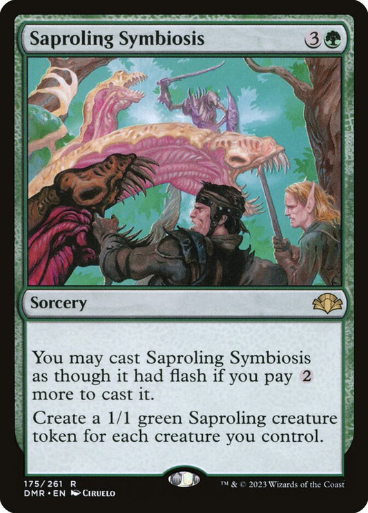 Saproling Symbiosis - (Foil): Dominaria Remastered