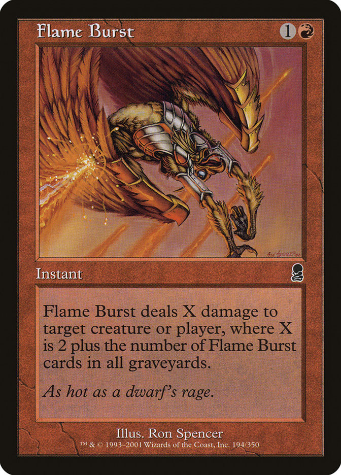 Flame Burst - (Foil): Odyssey