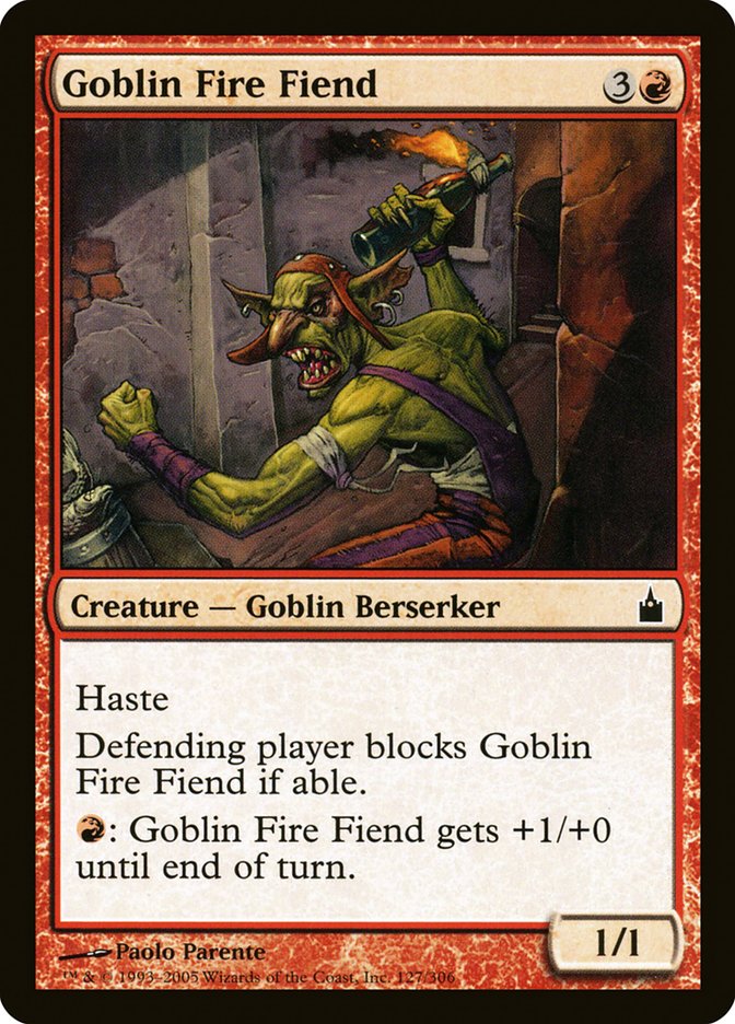 Goblin Fire Fiend: Ravnica: City of Guilds