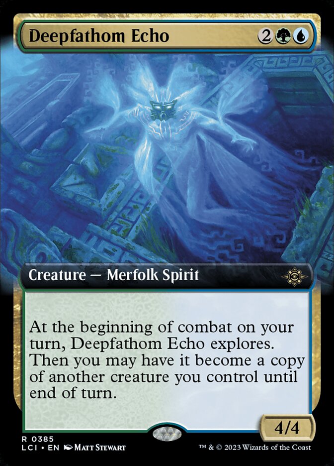 Deepfathom Echo (Extended Art): Lost Caverns of Ixalan