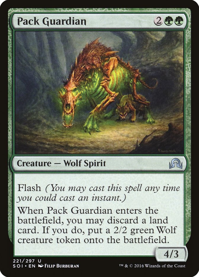 Pack Guardian - (Foil): Shadows over Innistrad