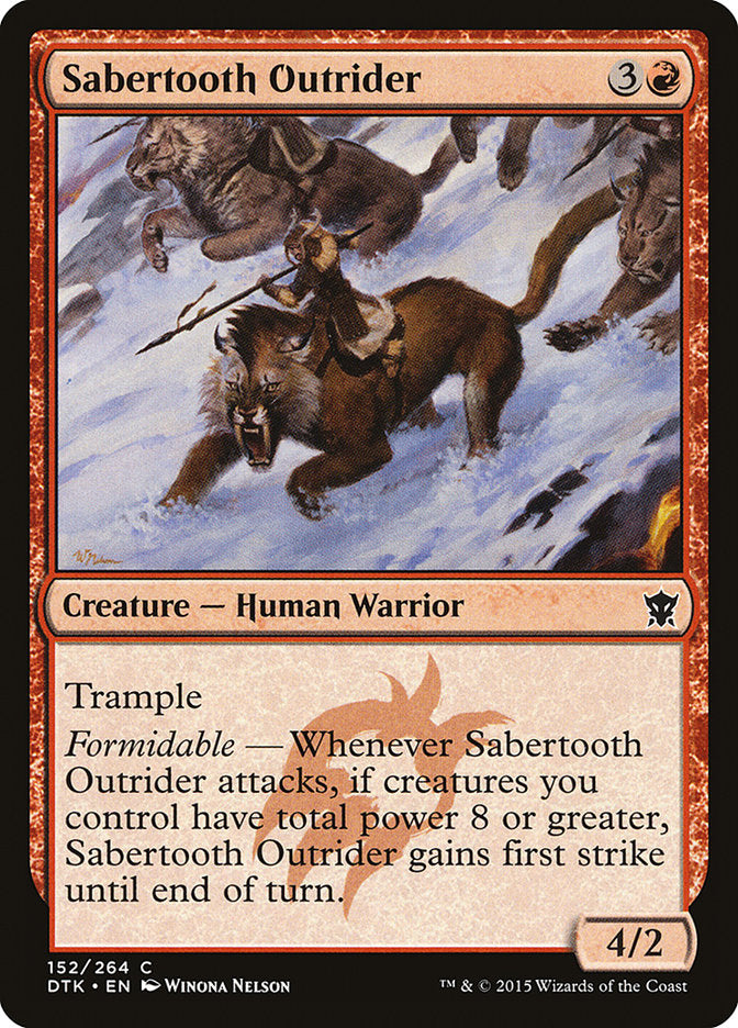 Sabertooth Outrider: Dragons of Tarkir
