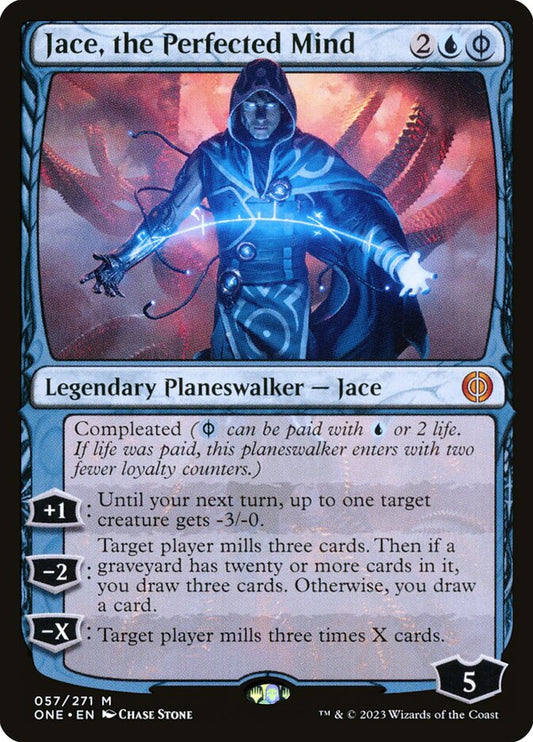 Jace, the Perfected Mind - (Foil): Phyrexia: All Will Be One