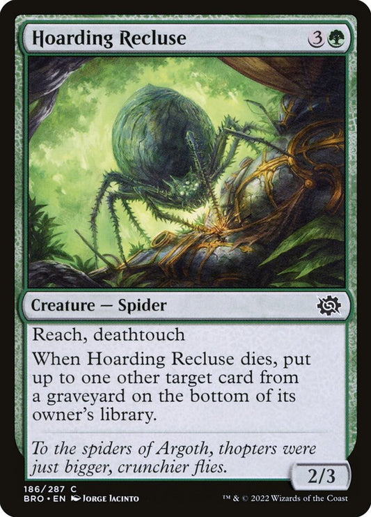 Hoarding Recluse - (Foil): The Brothers' War
