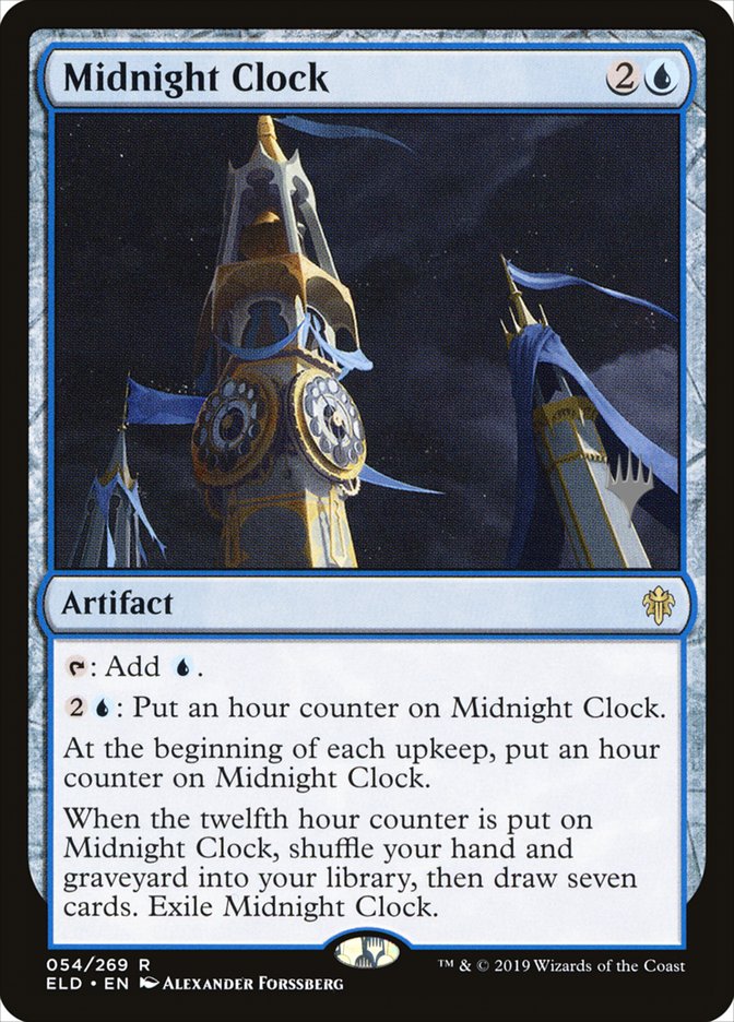 Midnight Clock (Promo Pack) (Throne of Eldraine): Throne of Eldraine Promos