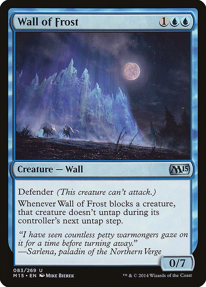Wall of Frost - (Foil): Magic 2015