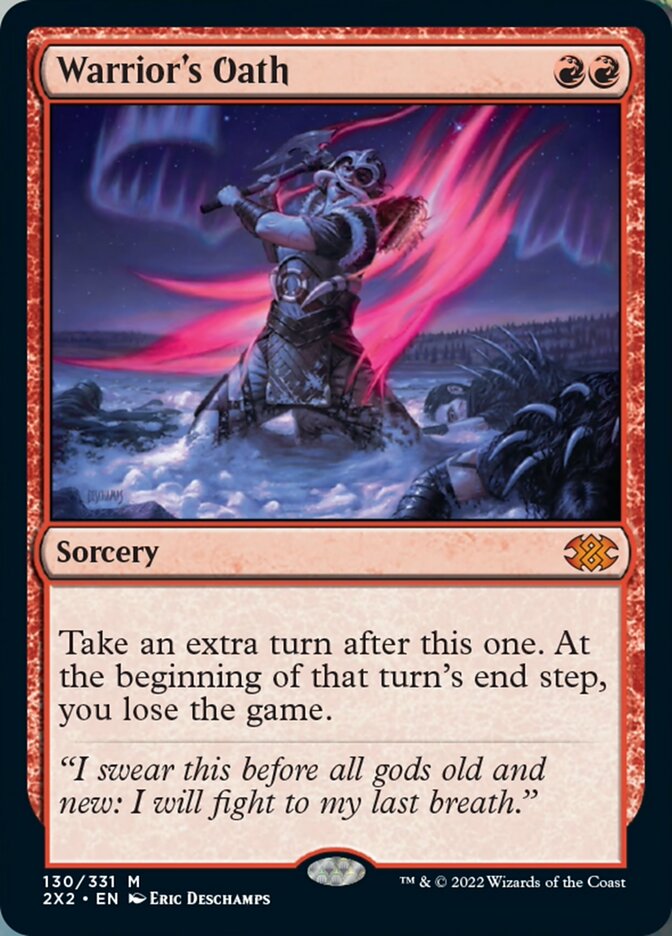 Warrior's Oath - (Foil): Double Masters 2022