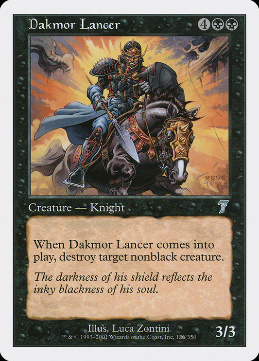 Dakmor Lancer - (Foil): Seventh Edition
