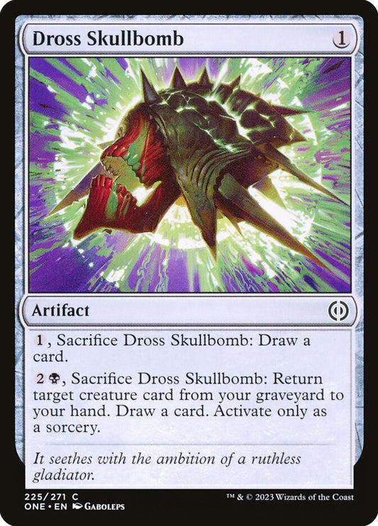 Dross Skullbomb - (Foil): Phyrexia: All Will Be One