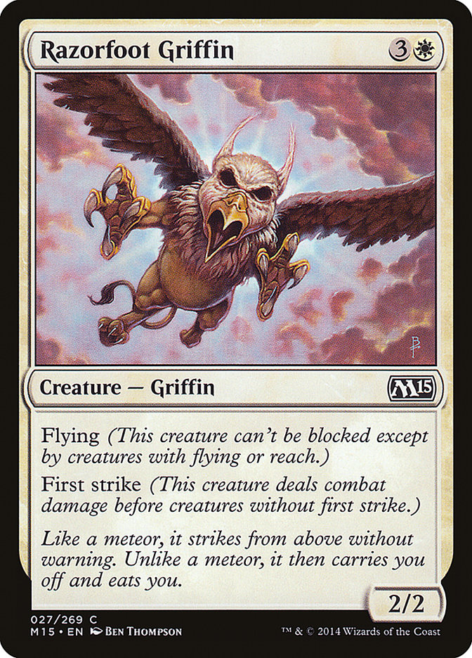 Razorfoot Griffin - (Foil): Magic 2015