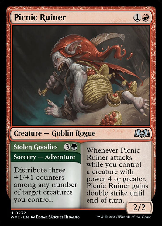 Picnic Ruiner // Stolen Goodies - (Foil): Wilds of Eldraine