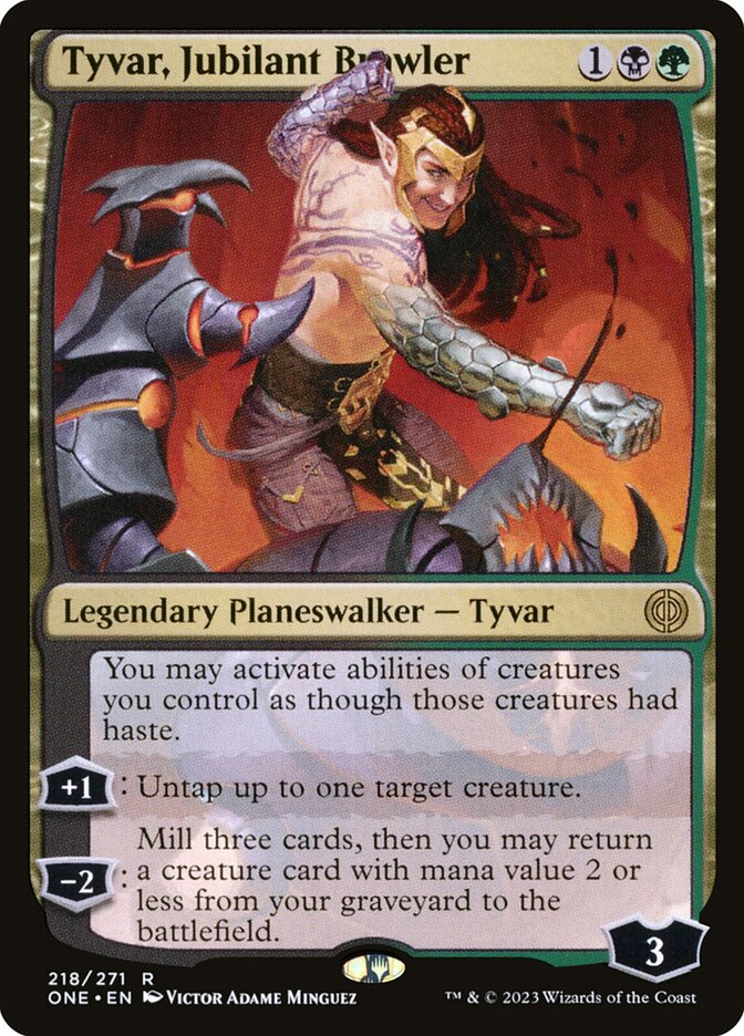 Tyvar, Jubilant Brawler - (Foil): Phyrexia: All Will Be One