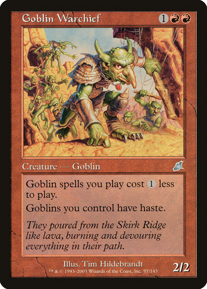 Goblin Warchief - (Foil): Scourge
