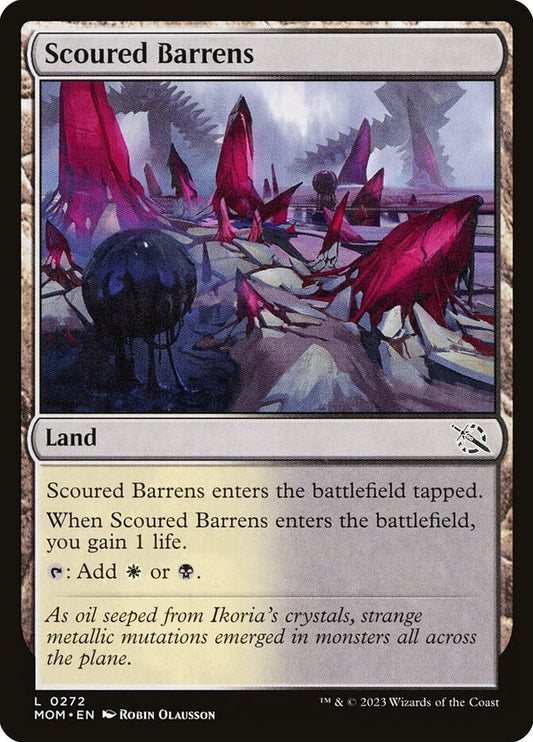 Scoured Barrens - (Foil): March of the Machine