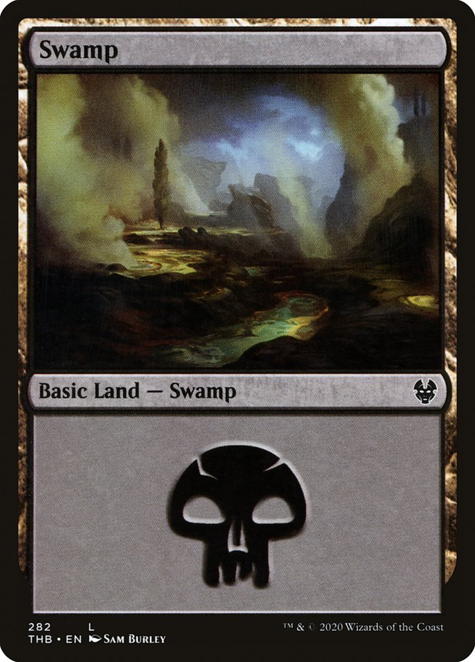 Swamp (#282) - (Foil): Theros Beyond Death