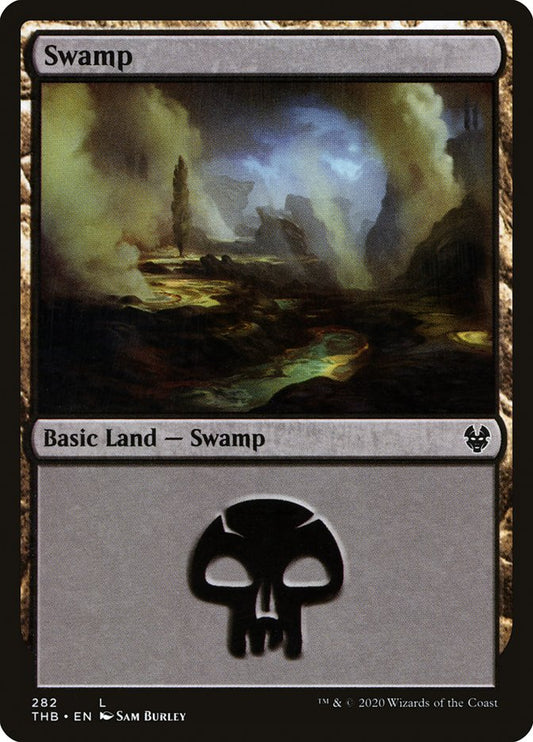 Swamp (#282) - (Foil): Theros Beyond Death