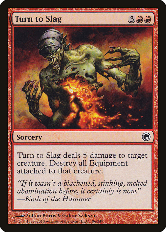 Turn to Slag: Scars of Mirrodin