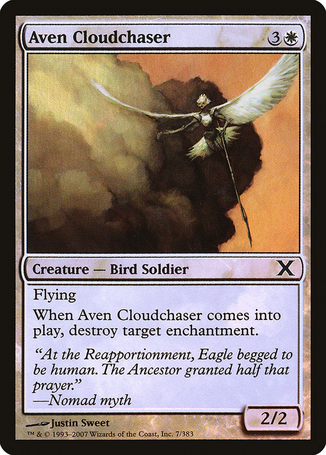 Aven Cloudchaser - (Foil): Tenth Edition