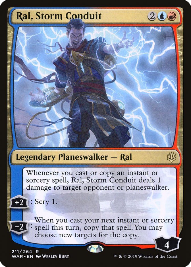 Ral, Storm Conduit - (Foil): War of the Spark