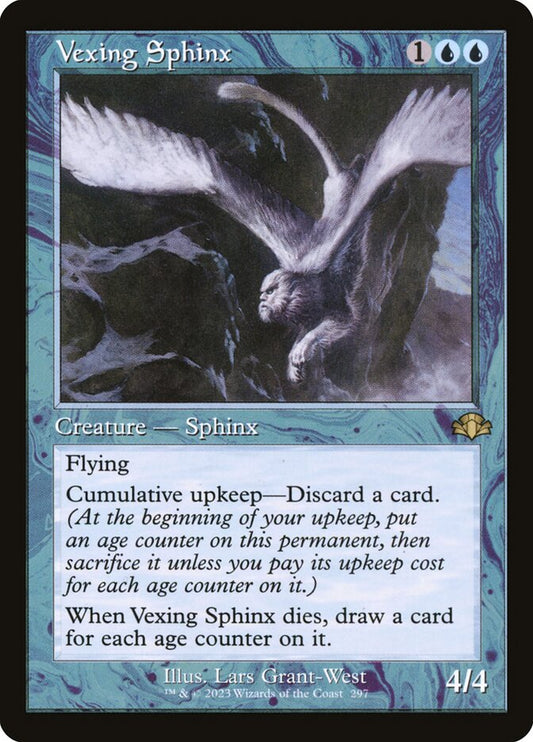 Vexing Sphinx (Retro Frame): Dominaria Remastered