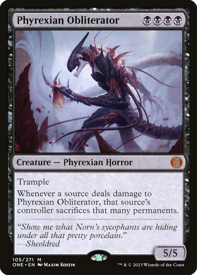 Phyrexian Obliterator: Phyrexia: All Will Be One