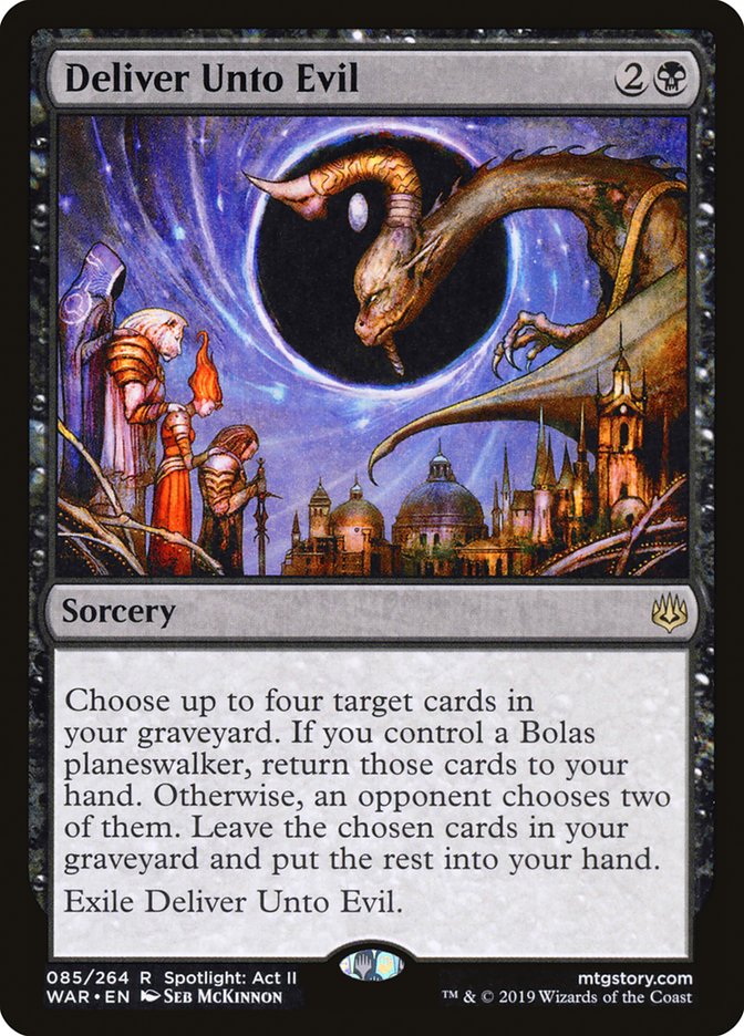 Deliver Unto Evil - (Foil): War of the Spark