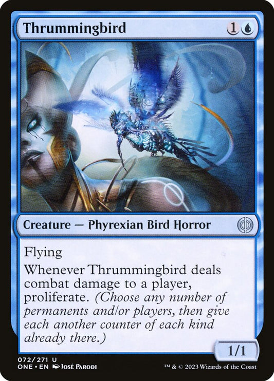 Thrummingbird - (Foil): Phyrexia: All Will Be One