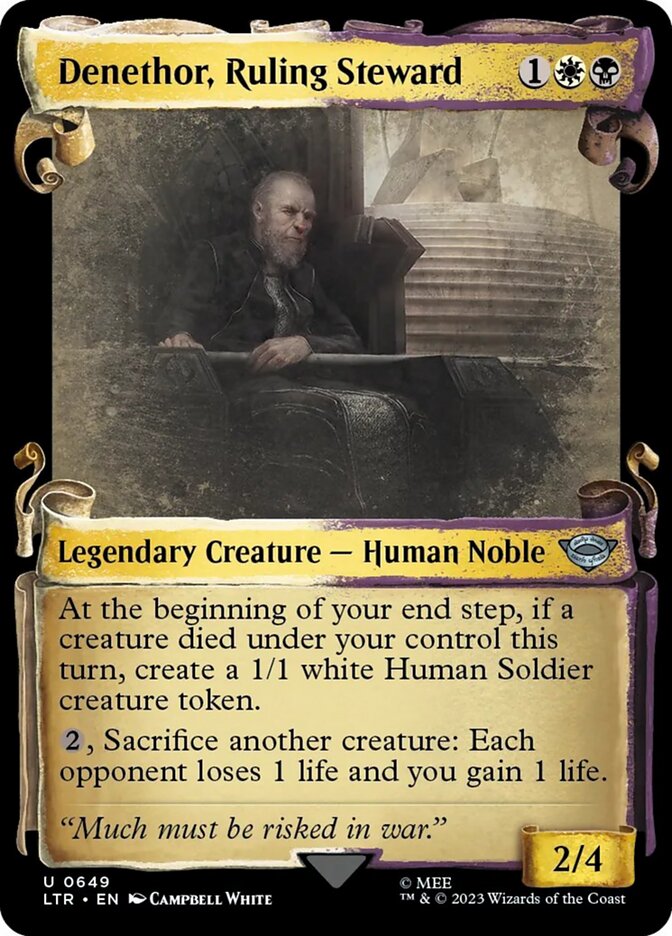 Denethor, Ruling Steward - (Foil): The Lord of the Rings: Tales of Middle-earth
