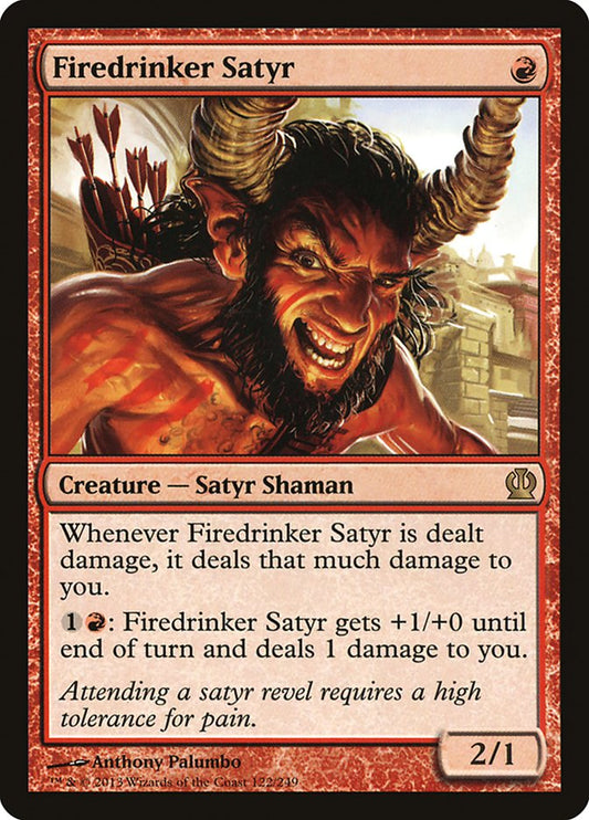 Firedrinker Satyr: Theros