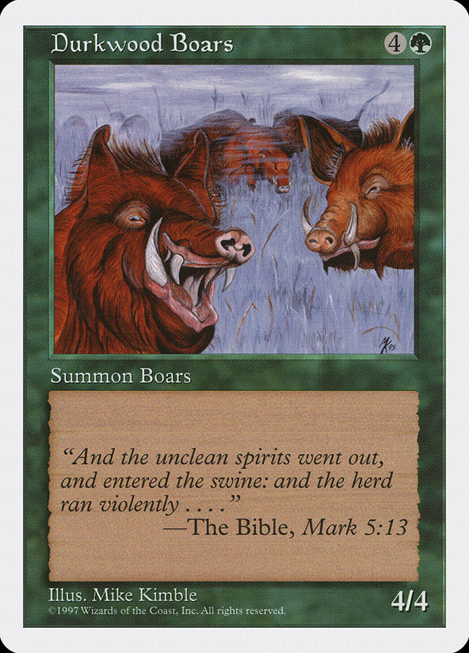 Durkwood Boars: Fifth Edition