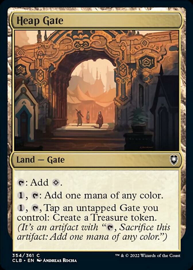 Heap Gate - (Foil): Commander Legends: Battle for Baldur's Gate