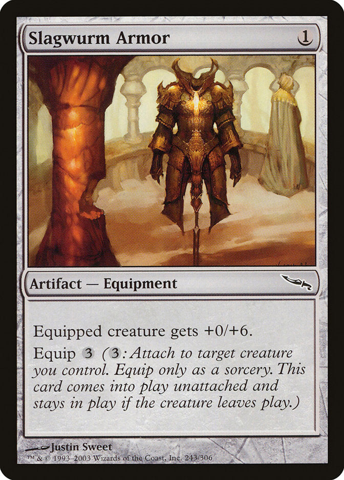 Slagwurm Armor - (Foil): Mirrodin