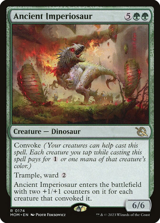 Ancient Imperiosaur - (Foil): March of the Machine