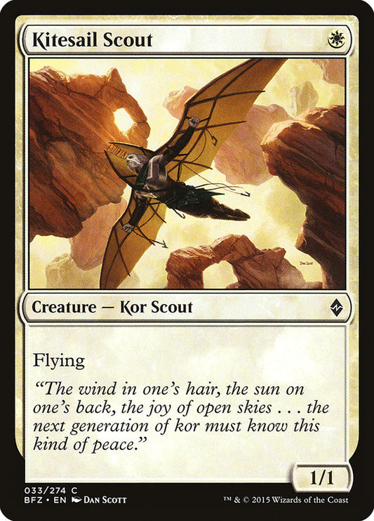 Kitesail Scout - (Foil): Battle for Zendikar
