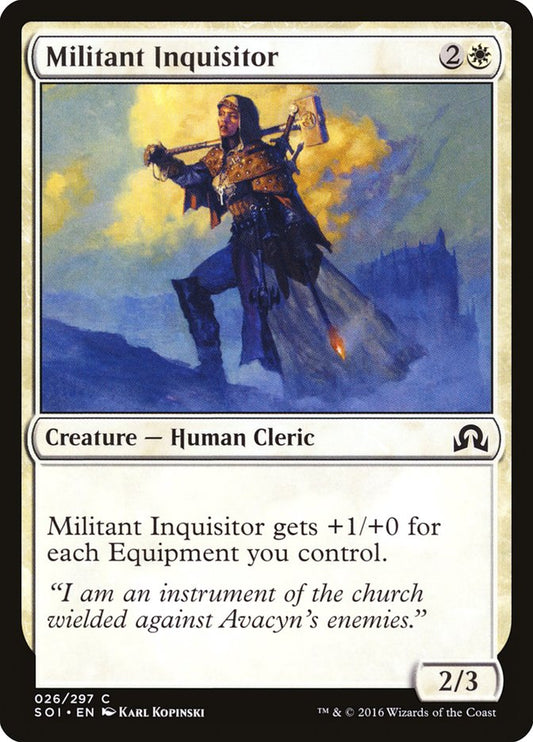 Militant Inquisitor - (Foil): Shadows over Innistrad