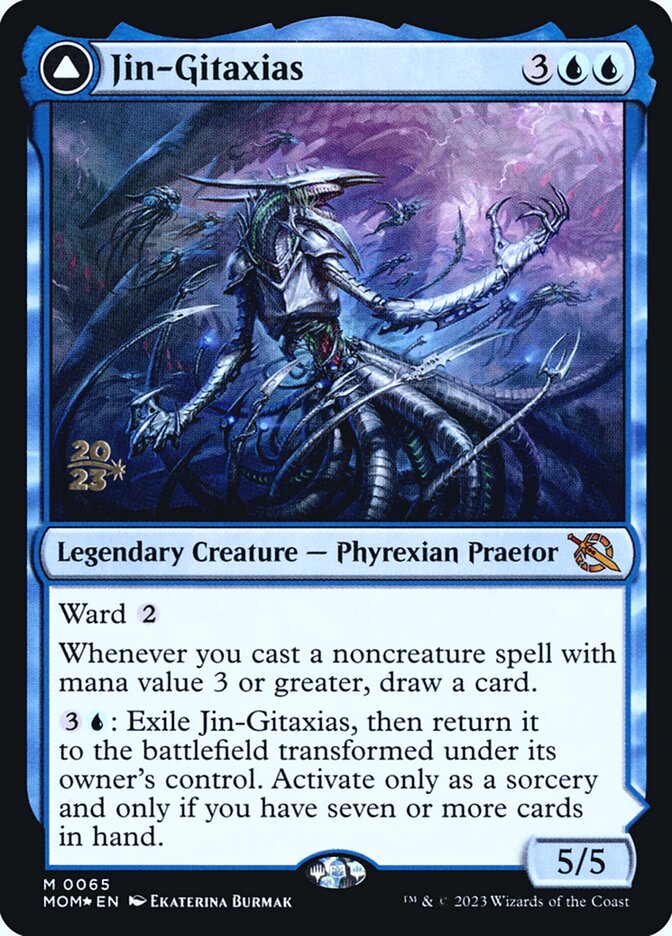 Jin-Gitaxias // The Great Synthesis - (Foil): March of the Machine Promos