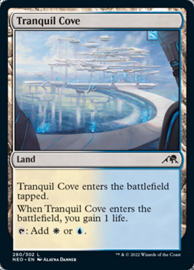 Tranquil Cove - (Foil): Kamigawa: Neon Dynasty