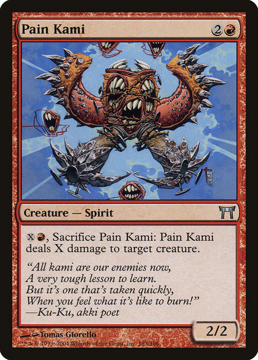 Pain Kami - (Foil): Champions of Kamigawa