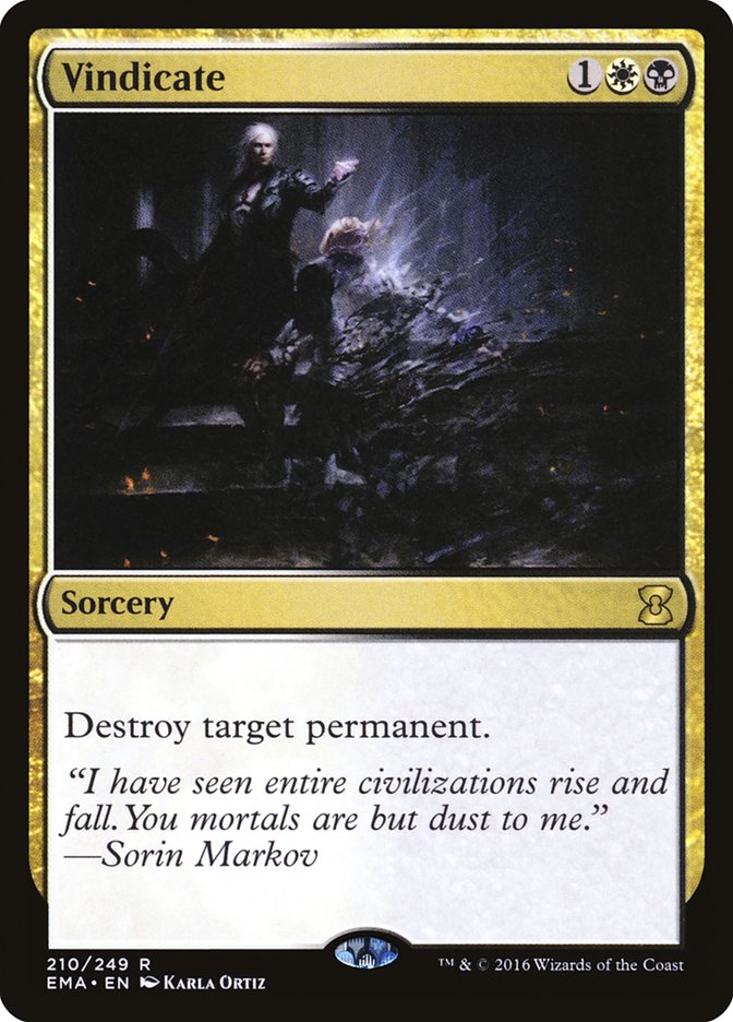 Vindicate - (Foil): Eternal Masters