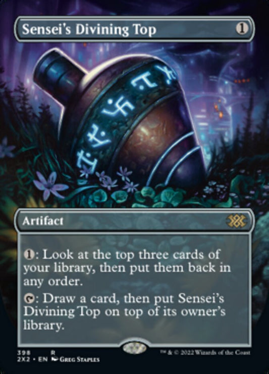 Sensei's Divining Top (Borderless): Double Masters 2022