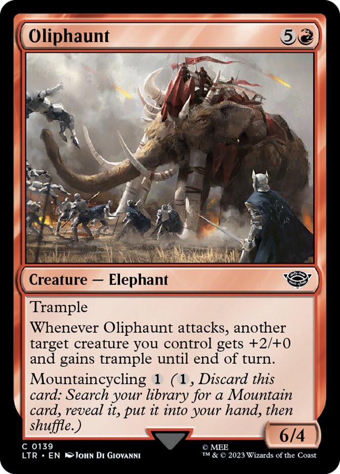 Oliphaunt - (Foil): The Lord of the Rings: Tales of Middle-earth