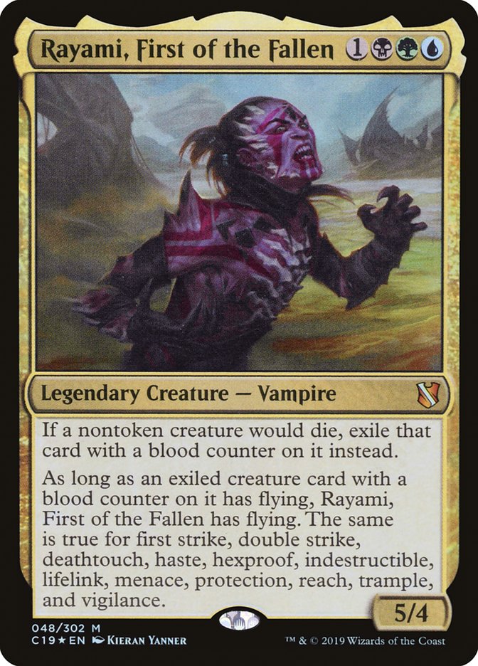 Rayami, First of the Fallen - (Foil): Commander 2019