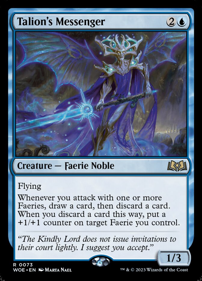 Talion's Messenger - (Foil): Wilds of Eldraine Promos