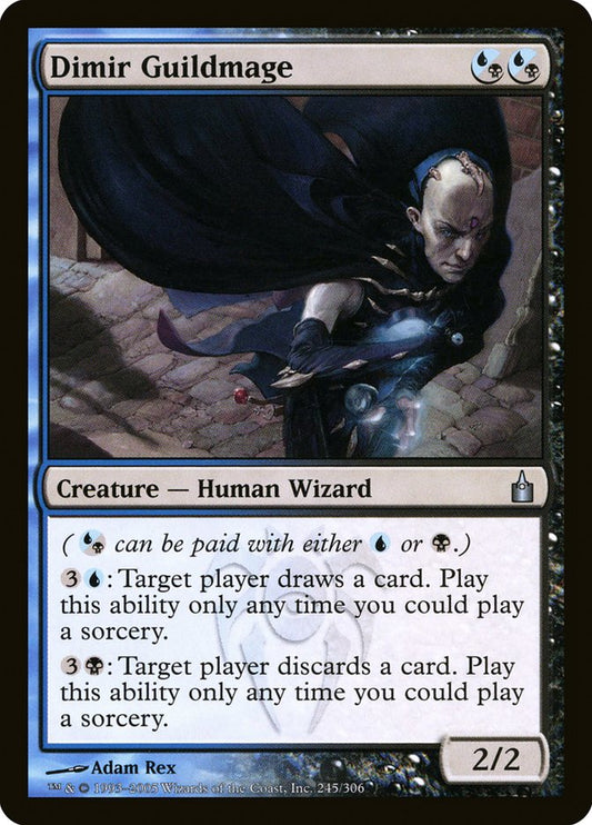 Dimir Guildmage - (Foil): Ravnica: City of Guilds