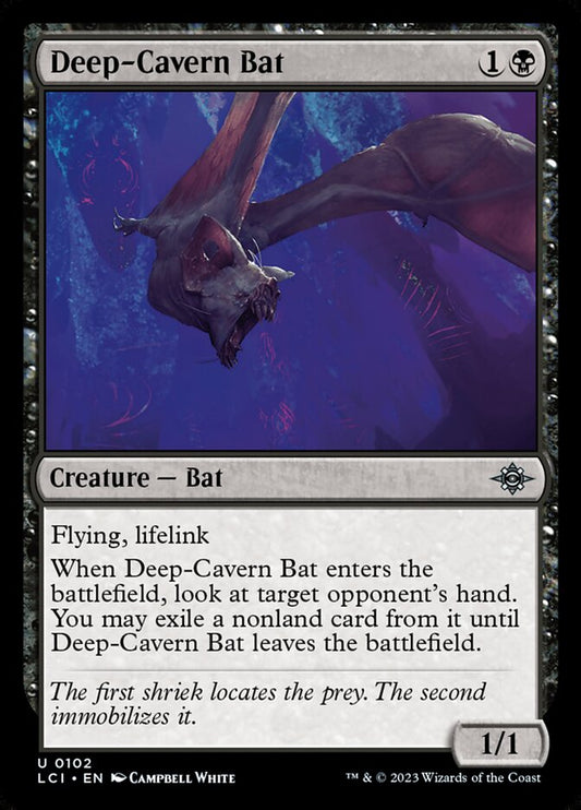 Deep-Cavern Bat - (Foil): Lost Caverns of Ixalan