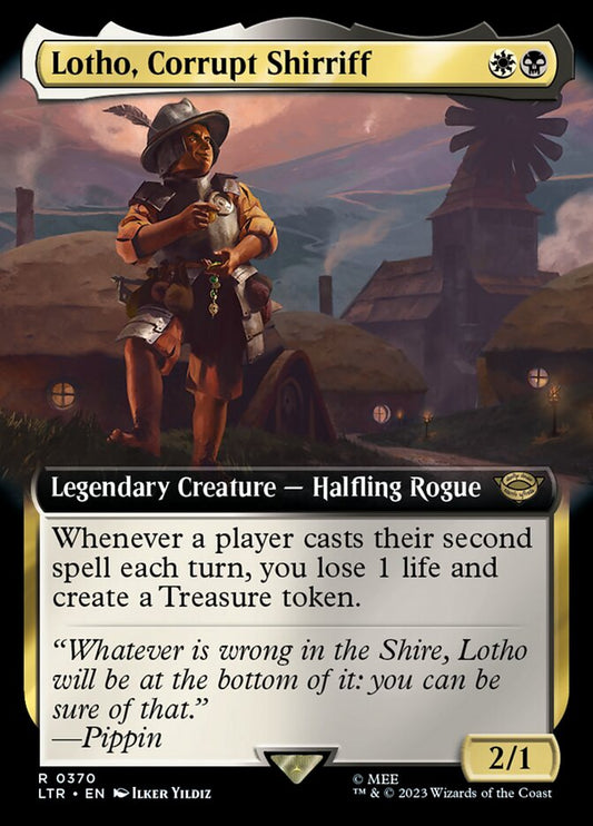 Lotho, Corrupt Shirriff (Extended Art) - (Foil): The Lord of the Rings: Tales of Middle-earth