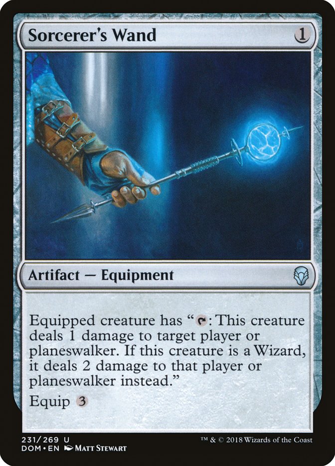 Sorcerer's Wand - (Foil): Dominaria